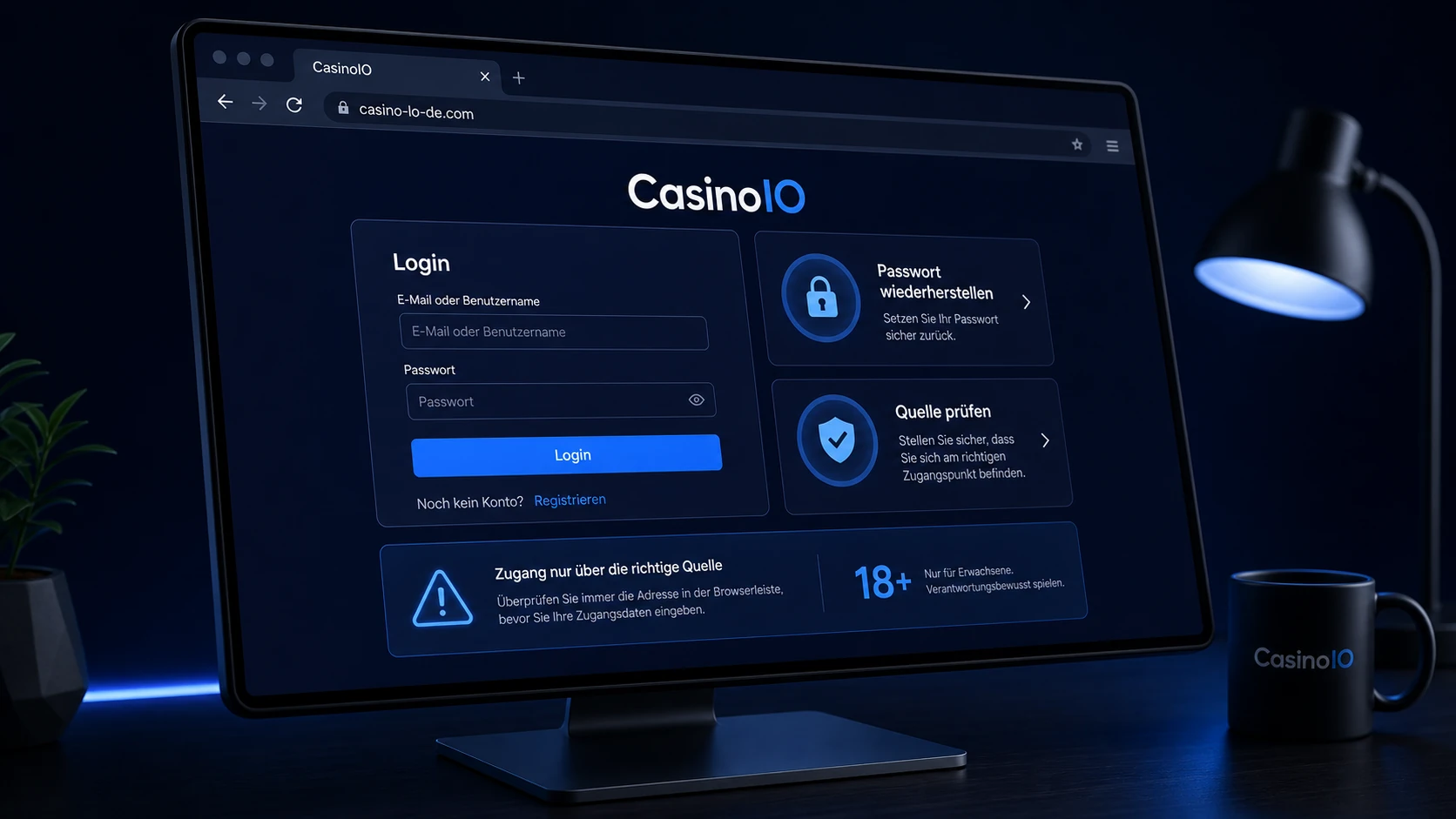 CasinolO Login als Zugangsanfrage verstehen