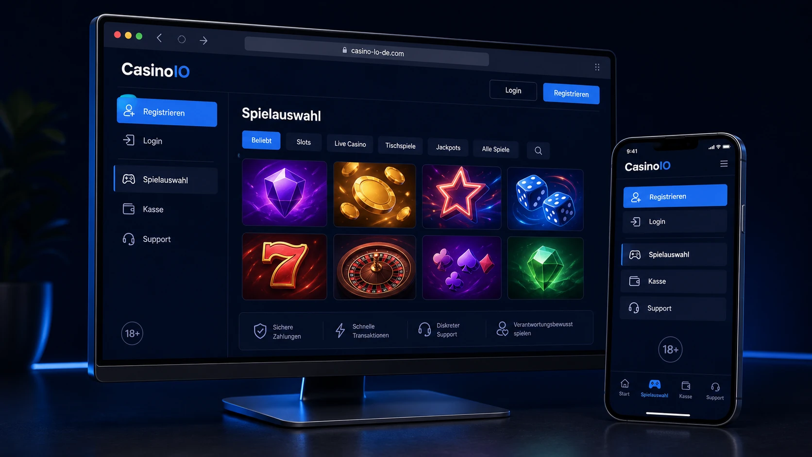 CasinolO Online Casino und Benutzererfahrung